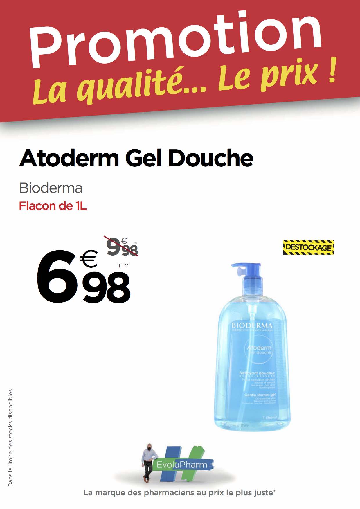 gel douche pas chere gratuit gros format moins de 5 bioderma pour peau sèche atomique qui tire bleu brule gratte reche rugueuse atoderm eczema exema parmacie parapharmacie pas chere lafayette